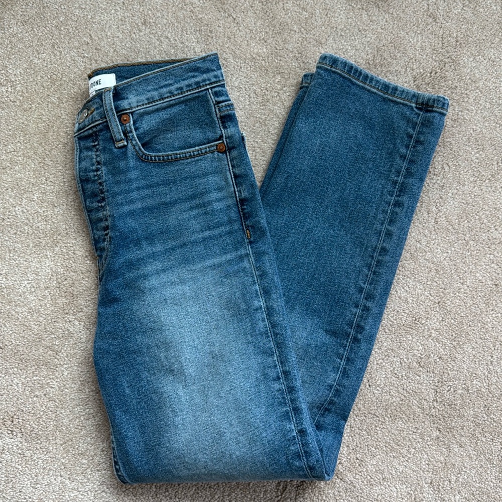 NWOT Redone 70s stove pipe Jean Sz 24